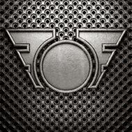 metal on wall background N131