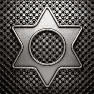metal on wall background N133