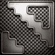 metal on wall background N135