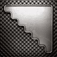 metal on wall background N137