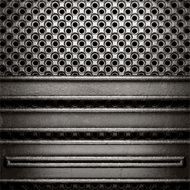 metal on wall background N142