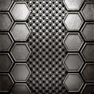 metal on wall background N146