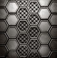 metal on wall background N147