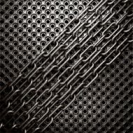 metal on wall background N153