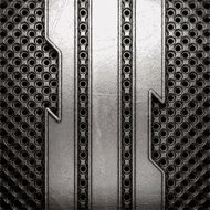 metal on wall background N160