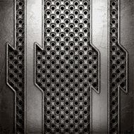 metal on wall background N161