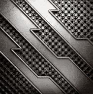 metal on wall background N162