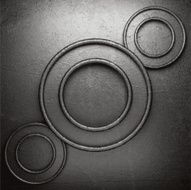 metal on wall background N163