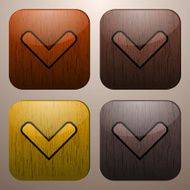 Wooden check marks