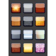 Textured Icon Set