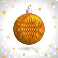 Knitted Christmas Ball N2