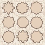 Vintage frames set N6