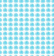 Blue seamless texture with flowers N2