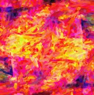 Abstract oil nature painting N3