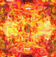 Abstract oil nature painting N201