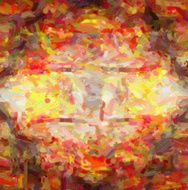 Abstract oil nature painting N202