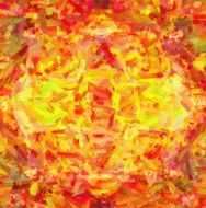 Abstract oil nature painting N204
