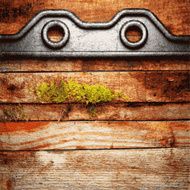 metal and wood background N369