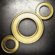golden and silver background N136