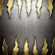 golden and silver background N158