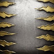 golden and silver background N159