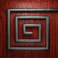 metal and wood background N375