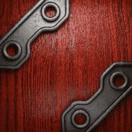 metal and wood background N376