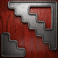 metal and wood background N384