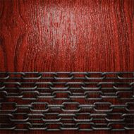 metal and wood background N385
