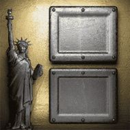 golden and silver background N166
