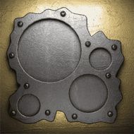 golden and silver background N174