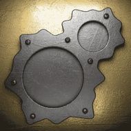 golden and silver background N175