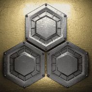 golden and silver background N183