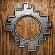 metal and wood background N393