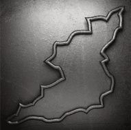 metal on wall background N167