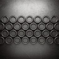 metal on wall background N168