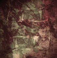Abstract Watercolor nature painting N332