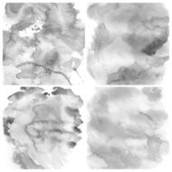 Set of Colorful water color painting background N13