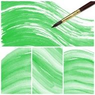 Set of Colorful water color painting background N14