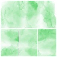 Set of Colorful water color painting background N18