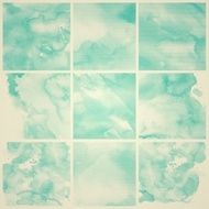 Set of Colorful water color painting background N20