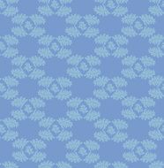 Ornamental leaves seamless tile background
