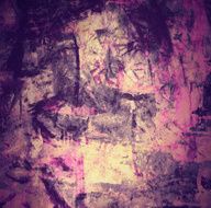 Abstract Watercolor nature painting N659
