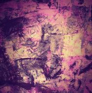 Abstract Watercolor nature painting N660
