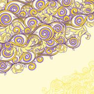 beautiful yellow and purple pattern N2