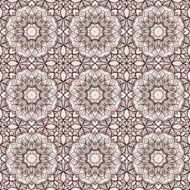 Brown floral pattern N2