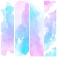 Set of Colorful water color painting background N52