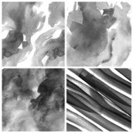 Set of Colorful water color painting background N59