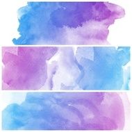 Set of Colorful water color painting background N70