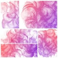 Set of Colorful water color painting background N99